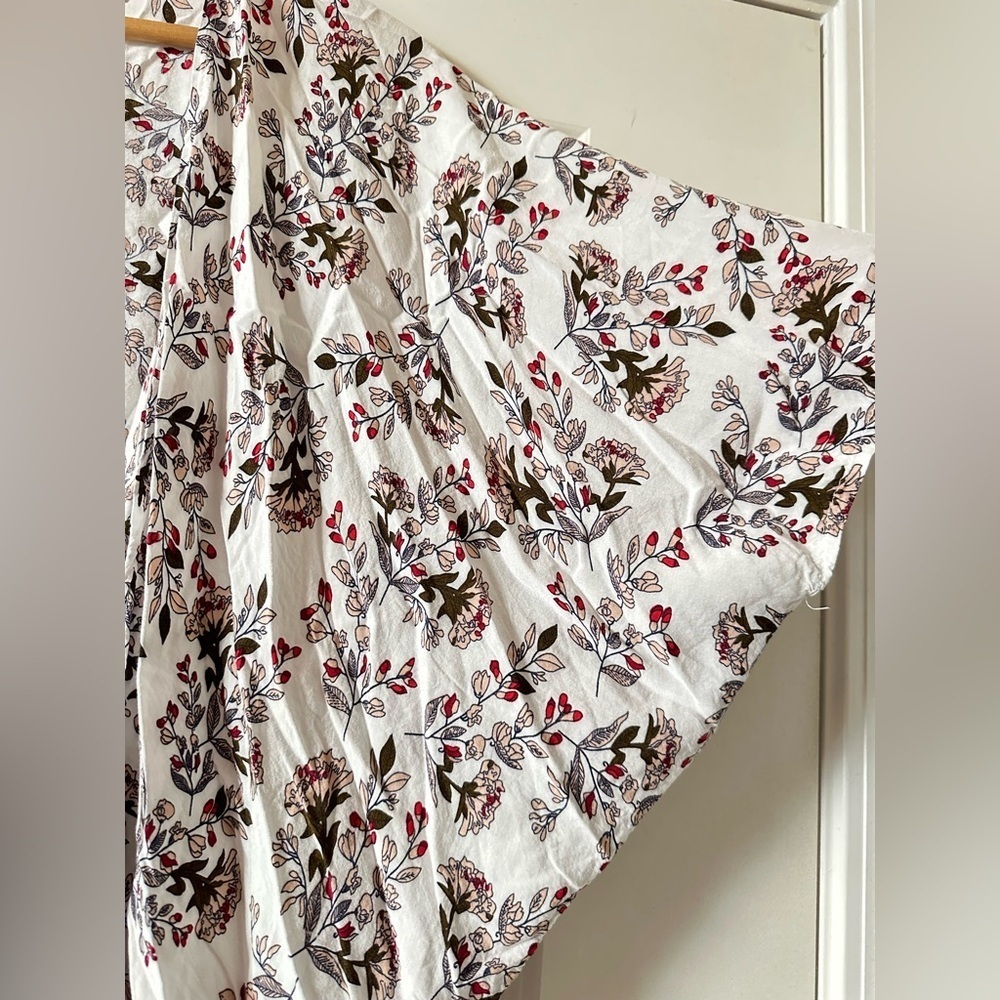 Janice Women’s Floral Print Open Front Kimono. One size - Picture 3 of 4